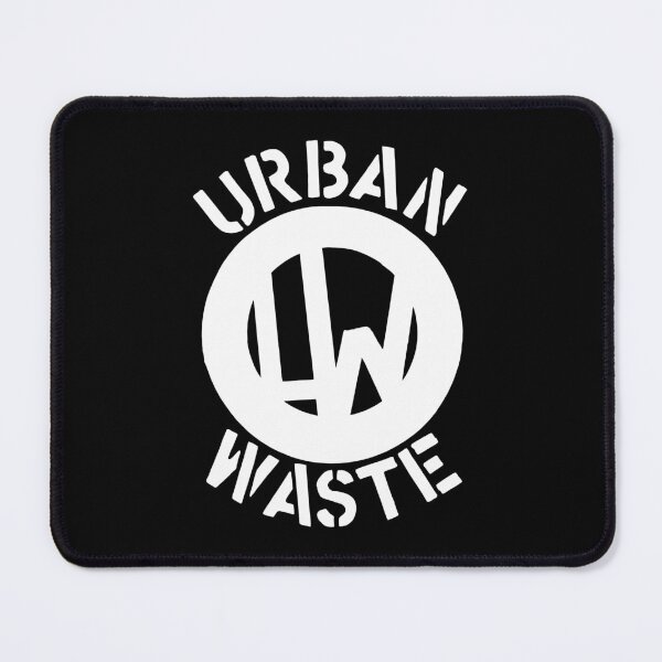Item preview, Urban Waste Band Logo White designed and sold by JeffreySears.