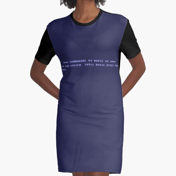 C64 Graphic T-Shirt Dress
