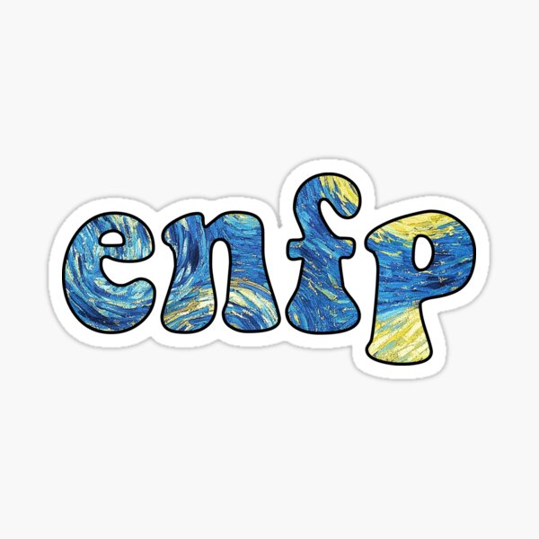 ENFP Girl/Boy B/W 4x6 Thermal Sticker Kawaii -  Portugal