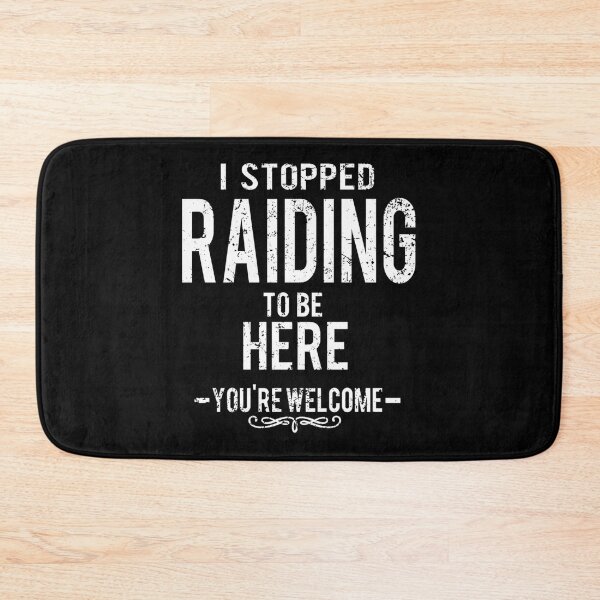 Item preview, Stopped Raiding To Be Here Sarcastic Gamer Classic T-Shirt designed and sold by amberk1cira.