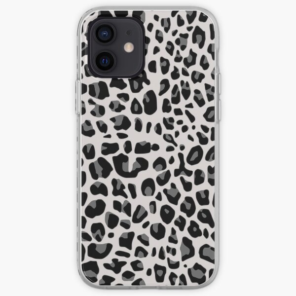 Snow Leopard Print iPhone Soft Case