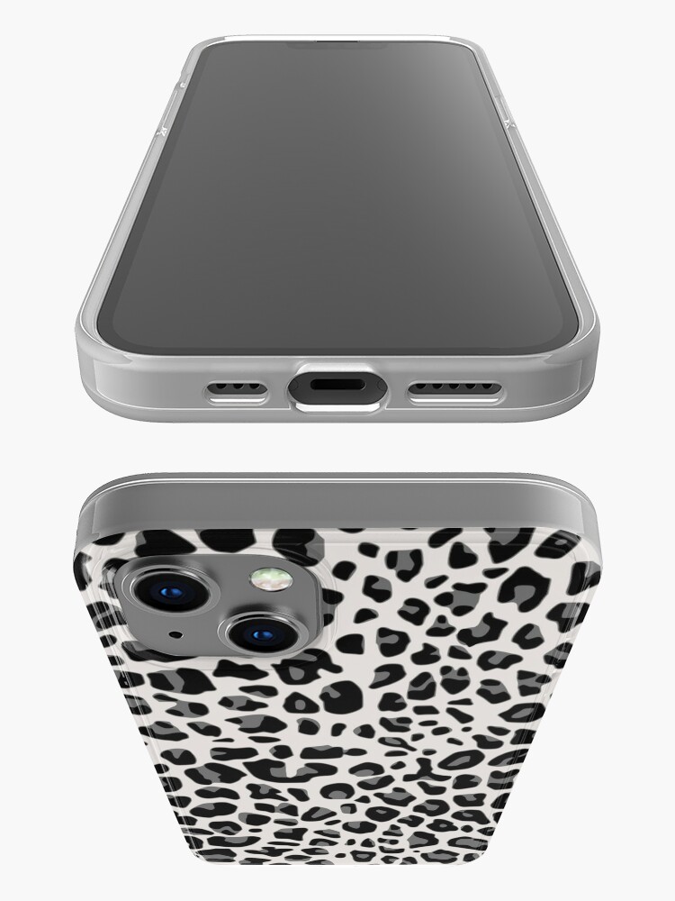 Discover Snow Leopard Print iPhone Case
