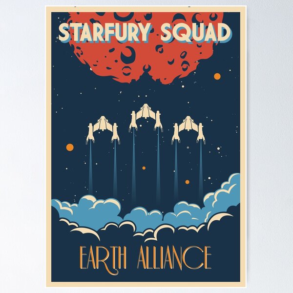 Item preview, Babylon 5, Vintage Space, Starfury designed and sold by Arturo Vivo.