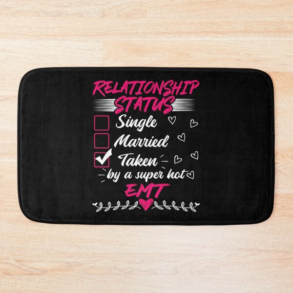 Item preview, Funny His and Her Gift Idea EMT Relationship Status designed and sold by haselshirt.