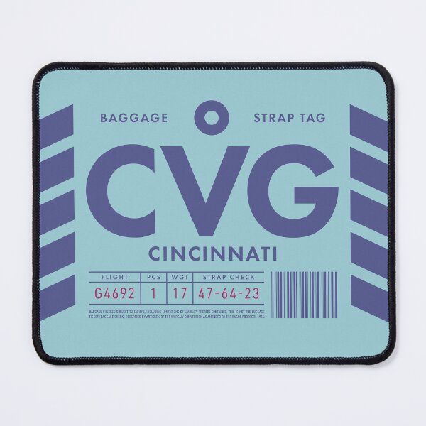 Item preview, Luggage Tag D - CVG Cincinnati Kentucky USA designed and sold by VoodooCircus.
