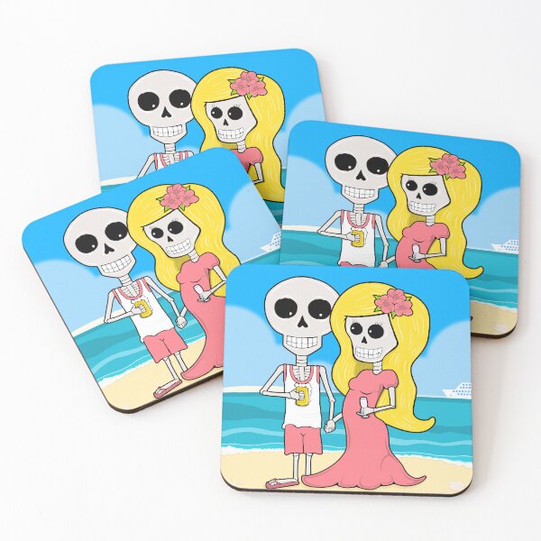 Item preview, Til Death Do We Vacation - Blonde in Pink designed and sold by apadilladesign.