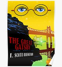 Retro The Great Gatsby Travel Poster Poster