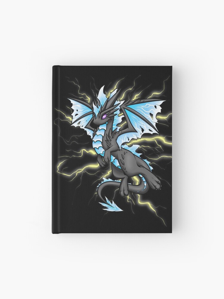 Carnet Cartonne Dragon De Foudre Bleu Par Bgolins Redbubble