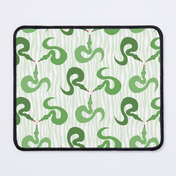 Item preview, Green Snakes in the Grass Pattern designed and sold by Zab Butler Design.