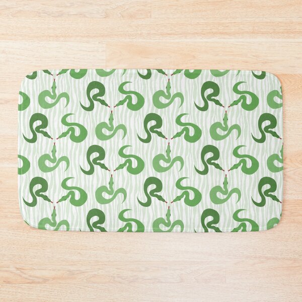 Item preview, Green Snakes in the Grass Pattern designed and sold by Zab Butler Design.
