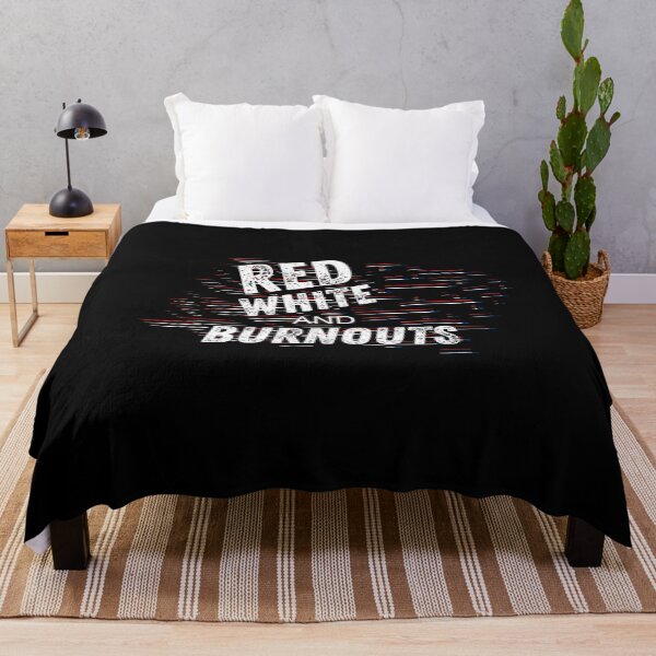 Item preview, Red White and Burnouts American USA Red White Blue Patriot Burnout Racing Drag Racing Street Racing Racecar Driver designed and sold by CarantinedChaos.