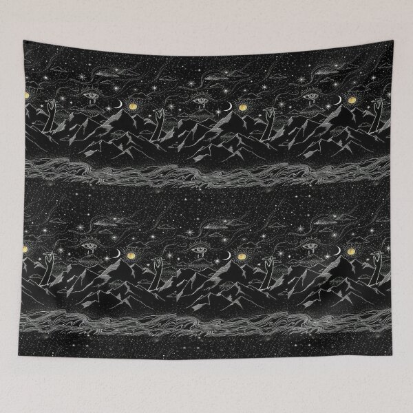 Item preview, Black Artwork || White Artwork ||Desert || designed and sold by Artw0rld.
