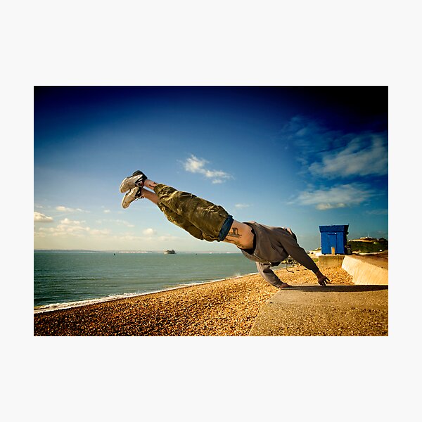 Parkour practice Photographic Print