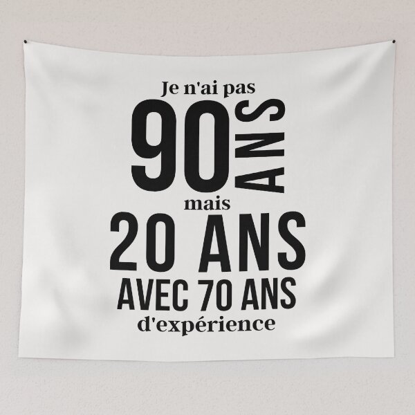 Item preview, I'm not 90 years old, birthday gift, humorous birthday gift designed and sold by lapolonaise.