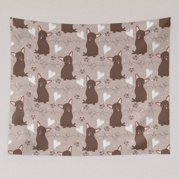 Item preview, LOVE Chocolate Chihuahua designed and sold by Lulupainting.