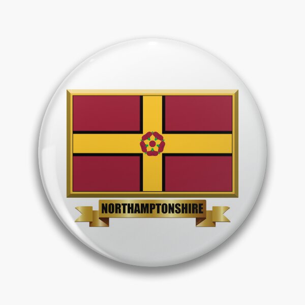 Item preview, NORTHAMPTONSHIRE Flag Gifts, Masks, Stickers & Products (N) designed and sold by mpodger.