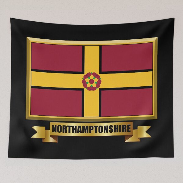 Item preview, NORTHAMPTONSHIRE Flag Gifts, Masks, Stickers & Products (N) designed and sold by mpodger.