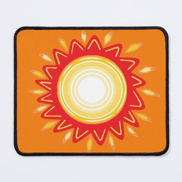 Aperçu de l'œuvre  soleil rouge créée et vendue par EC-CM.
