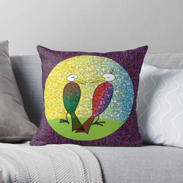 Kiss Me Now Throw Pillow