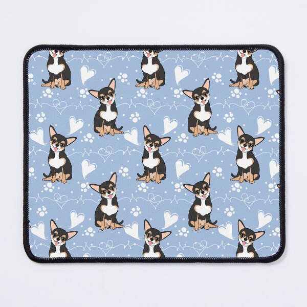 Item preview, LOVE Black Tricolor Chihuahua designed and sold by Lulupainting.