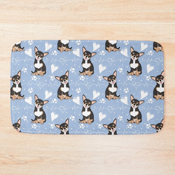 Item preview, LOVE Black Tricolor Chihuahua designed and sold by Lulupainting.