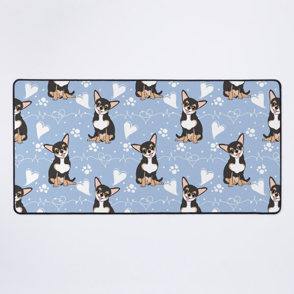 Item preview, LOVE Black Tricolor Chihuahua designed and sold by Lulupainting.