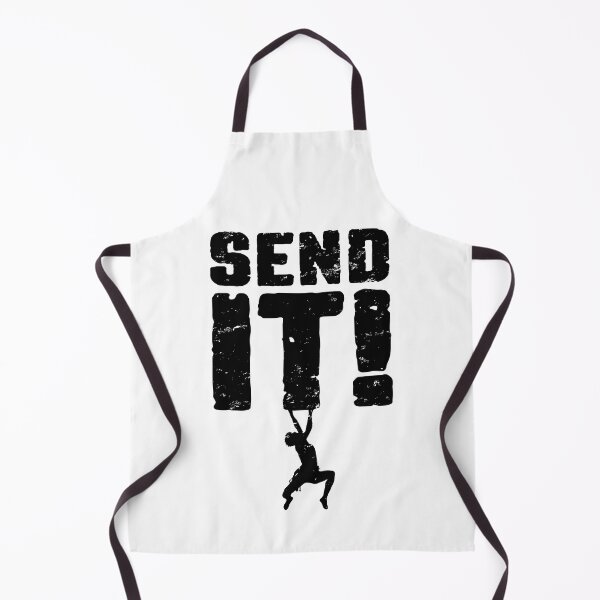 Item preview, Send It Rock Climbing Bouldering Funny Climber Boy designed and sold by GrandeDuc.