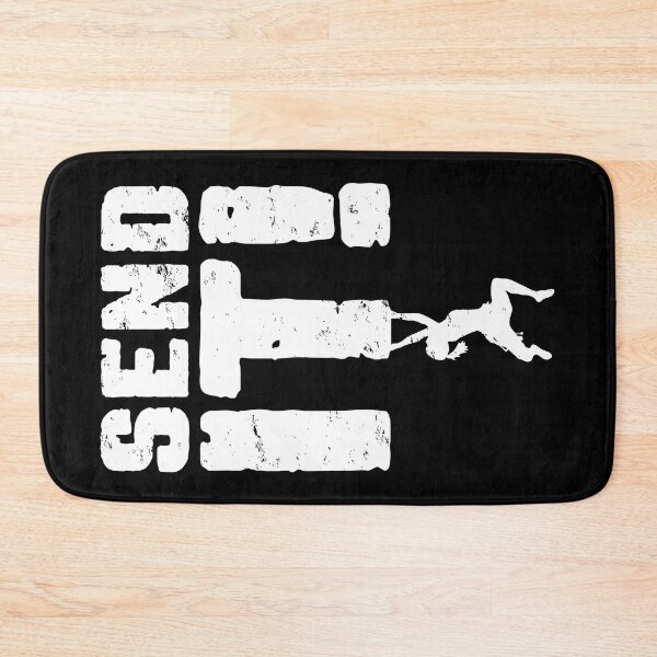 Item preview, Send It Rock Climbing Bouldering Funny Climber Girl designed and sold by GrandeDuc.