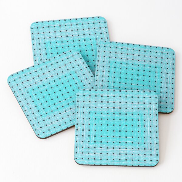 Item preview, WEAVE BLUE CYAN LIGHTLY STRIPED WHITE. designed and sold by Ralek.