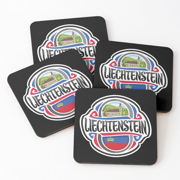 Item preview, Liechtenstein Flag Travel Souvenir Sticker Logo Badge designed and sold by TeeHome.