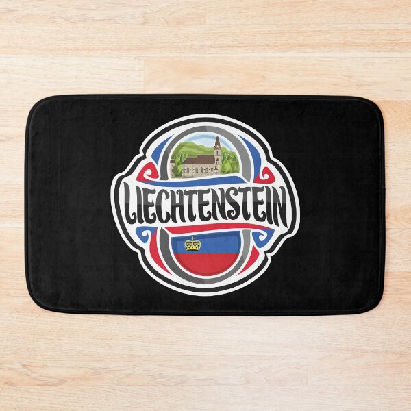 Item preview, Liechtenstein Flag Travel Souvenir Sticker Logo Badge designed and sold by TeeHome.