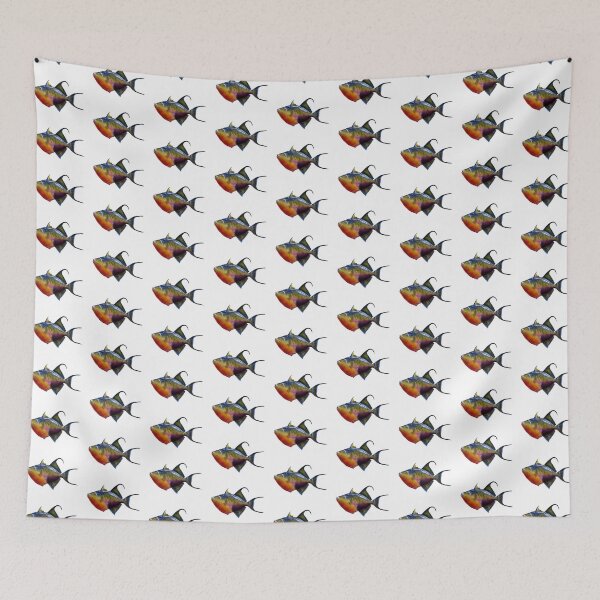Item preview, Stunning Fish Sticker designed and sold by Metaverse8.