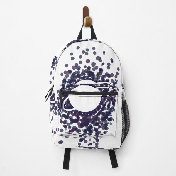 Item preview, Transparent Saturn Silhouette In Paint Splotches designed and sold by Drawn By Hand Designs.