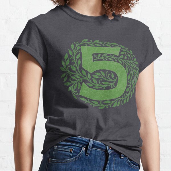 The Five By - Weathered Logo Classic T-Shirt