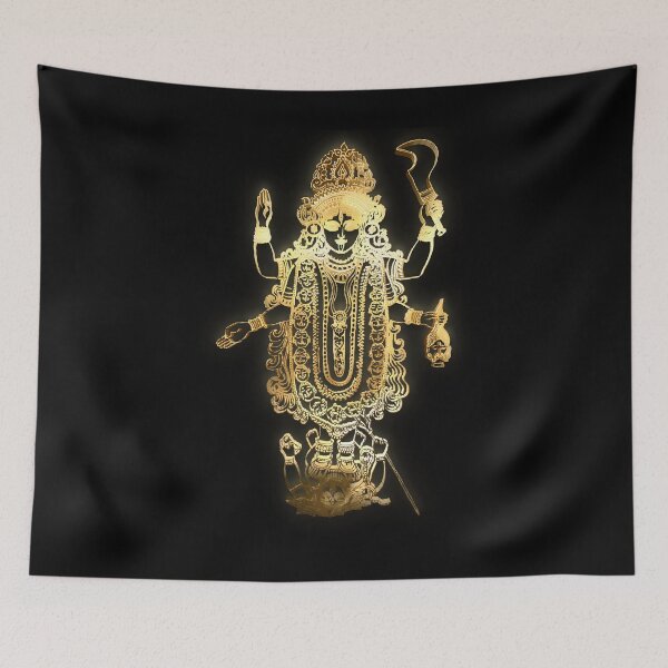 Item preview, Goddess Kali Golden art | godess kali artwork  designed and sold by KARTICK DUTTA.