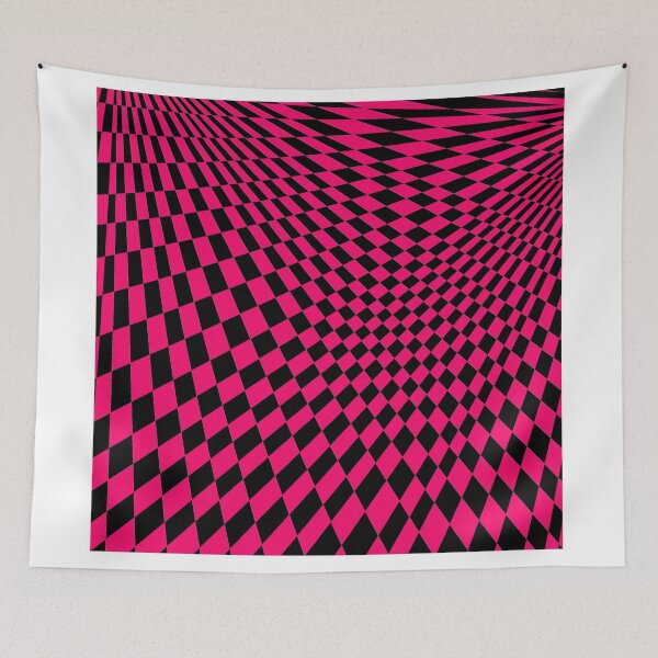 Item preview, Pink psychadelic checkerbox designed and sold by outspokenlib.