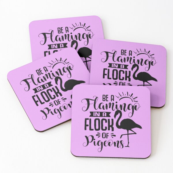 Item preview, Be A Flamingo In A Flock Of Pigeons designed and sold by UniQueensShop.