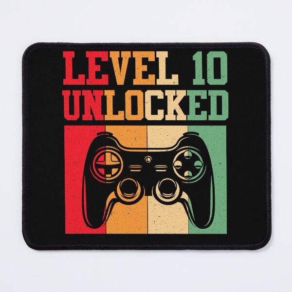 Item preview, Gamer Level 10 Unlocked designed and sold by SunsetGloww.