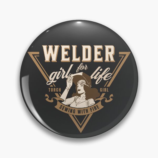 Item preview, Welder Girl - sewing with fire designed and sold by fiskooriginal.