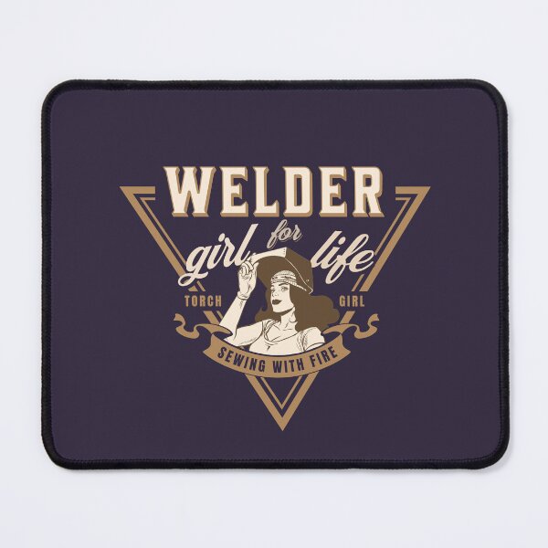 Item preview, Welder Girl - sewing with fire designed and sold by fiskooriginal.