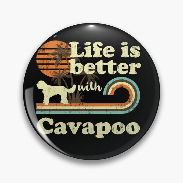 Item preview, Life is Better with Cavapoo Dog Vintage designed and sold by rafaeltto.