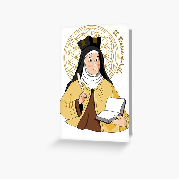 Saint Teresa of Avila Greeting Card