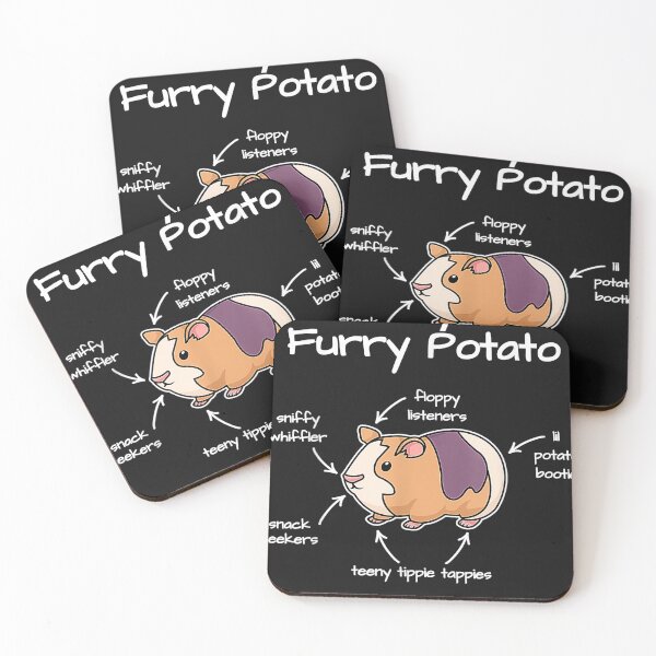 Aperçu de l'œuvre Éleveur Piggy Hamster moelleux poilu Anatomie d'une pomme de terre poilue créée et vendue par Debiurkea.