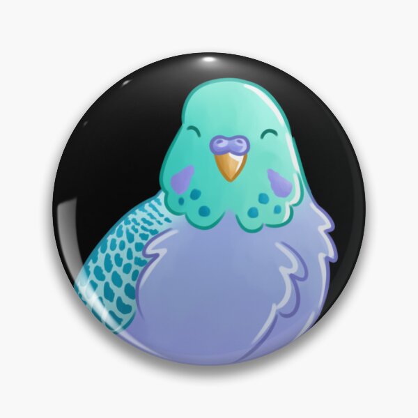Item preview, Neptunic Pride Budgie designed and sold by AdoraBirdArt.