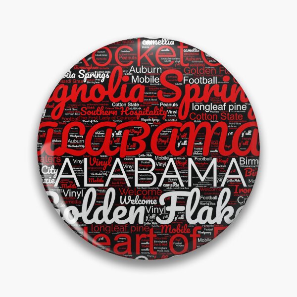 Item preview, Great State of Alabama designed and sold by ShapeOfMyCloud.