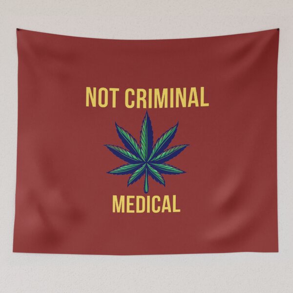 Item preview, Medical Marijuana, Not Criminal Medical, Marijuana, Cannabis, Leaf Gold Bud designed and sold by BestDesignbySof.