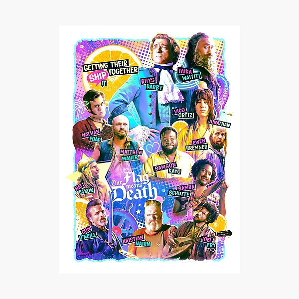 Our Flag Means Death - Ship it (Jonathan version) Photographic Print