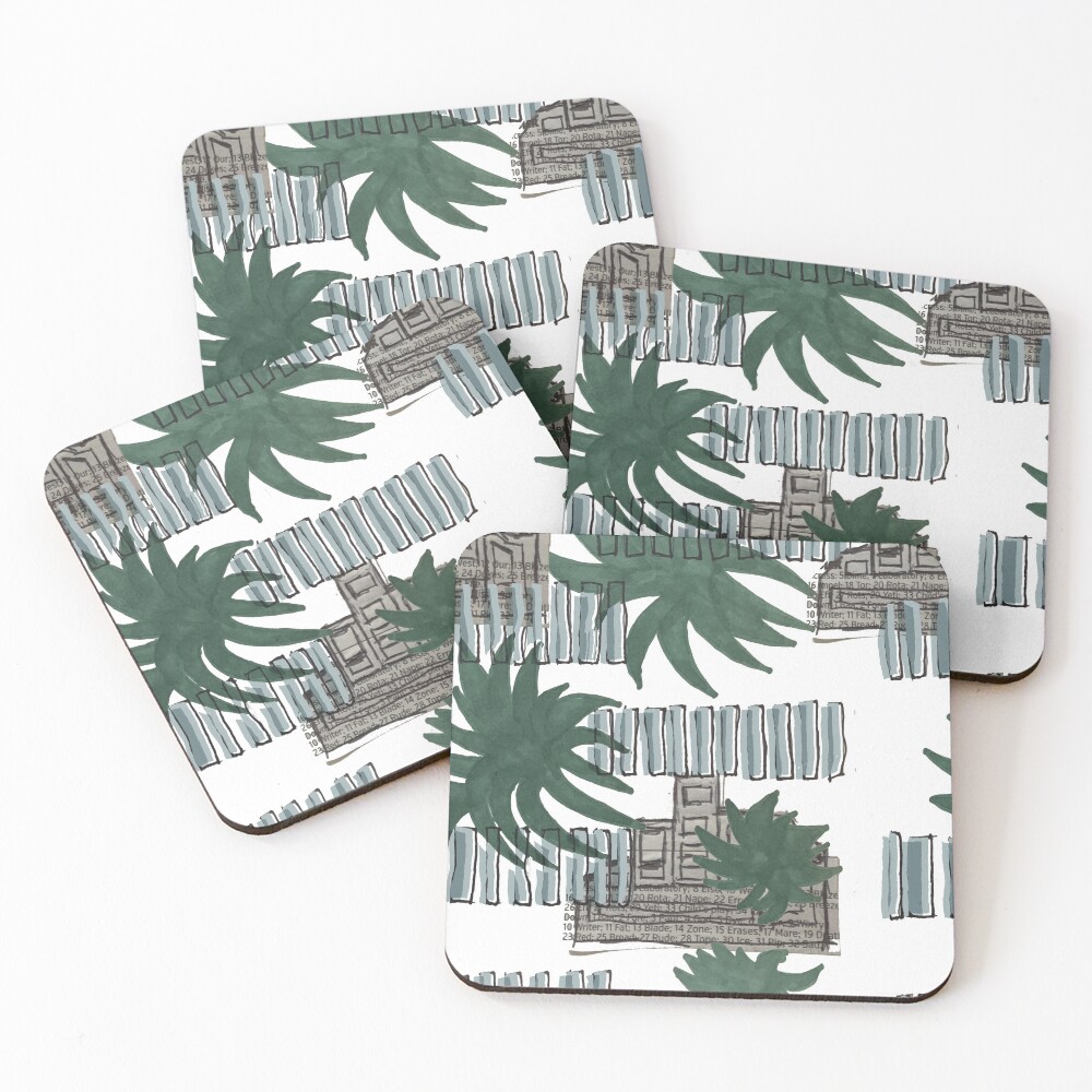Item preview, Coasters (Set of 4) designed and sold by RubyPrintDesign.