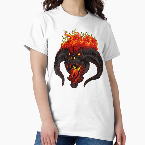 Vista previa del artículo con la obra «Balrog», diseñado y vendido por MorinNMNeha.