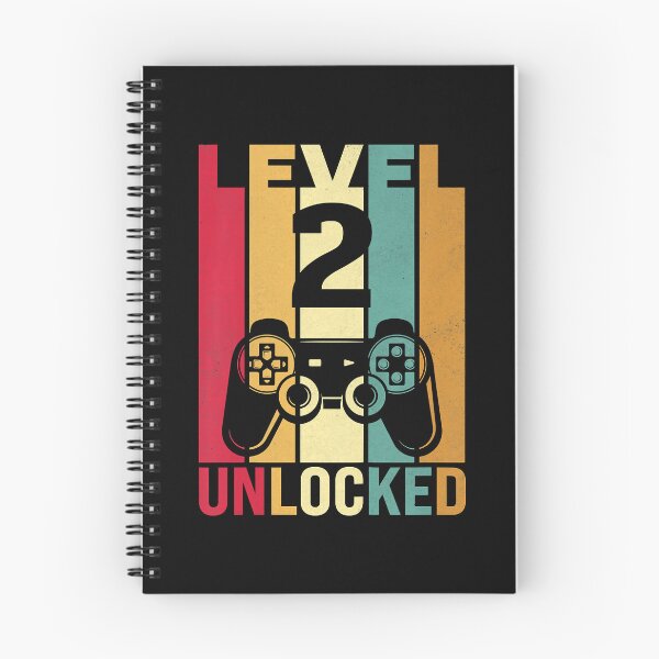 Item preview, Level 2 Unlocked Two 2yr 2 Birthday Boy Son Funny Gamer 2nd Years Old designed and sold by MalloWilli.